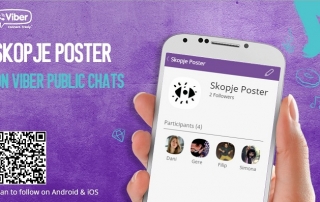 Skopje Poster VIber Chat